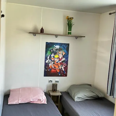 Grand Mobile-home 6 Places Climatise Kamp alanı Munster (Haut-Rhin)